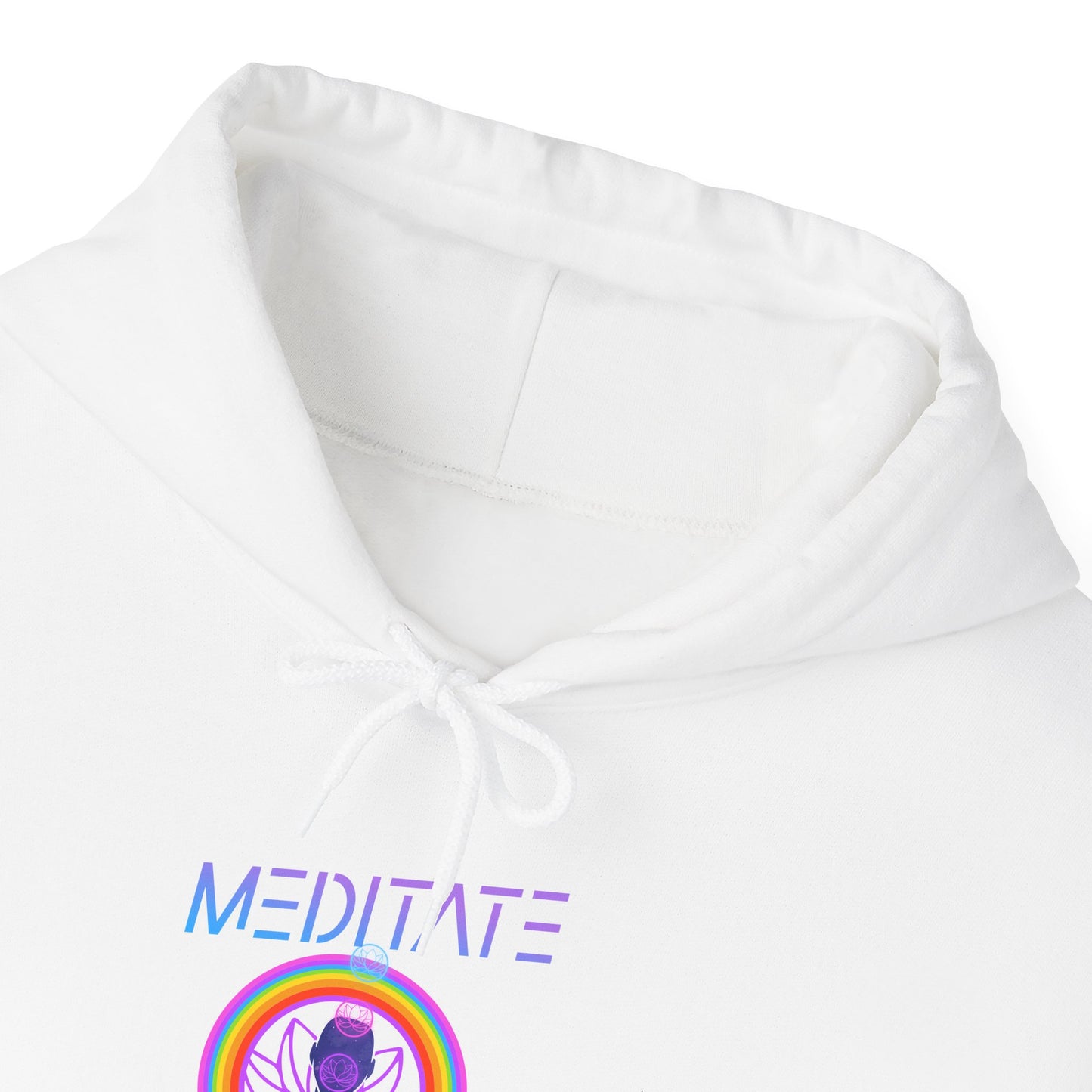 Meditate to Elevate Unisex Heavy Blend™ Hooded Sweatshirt