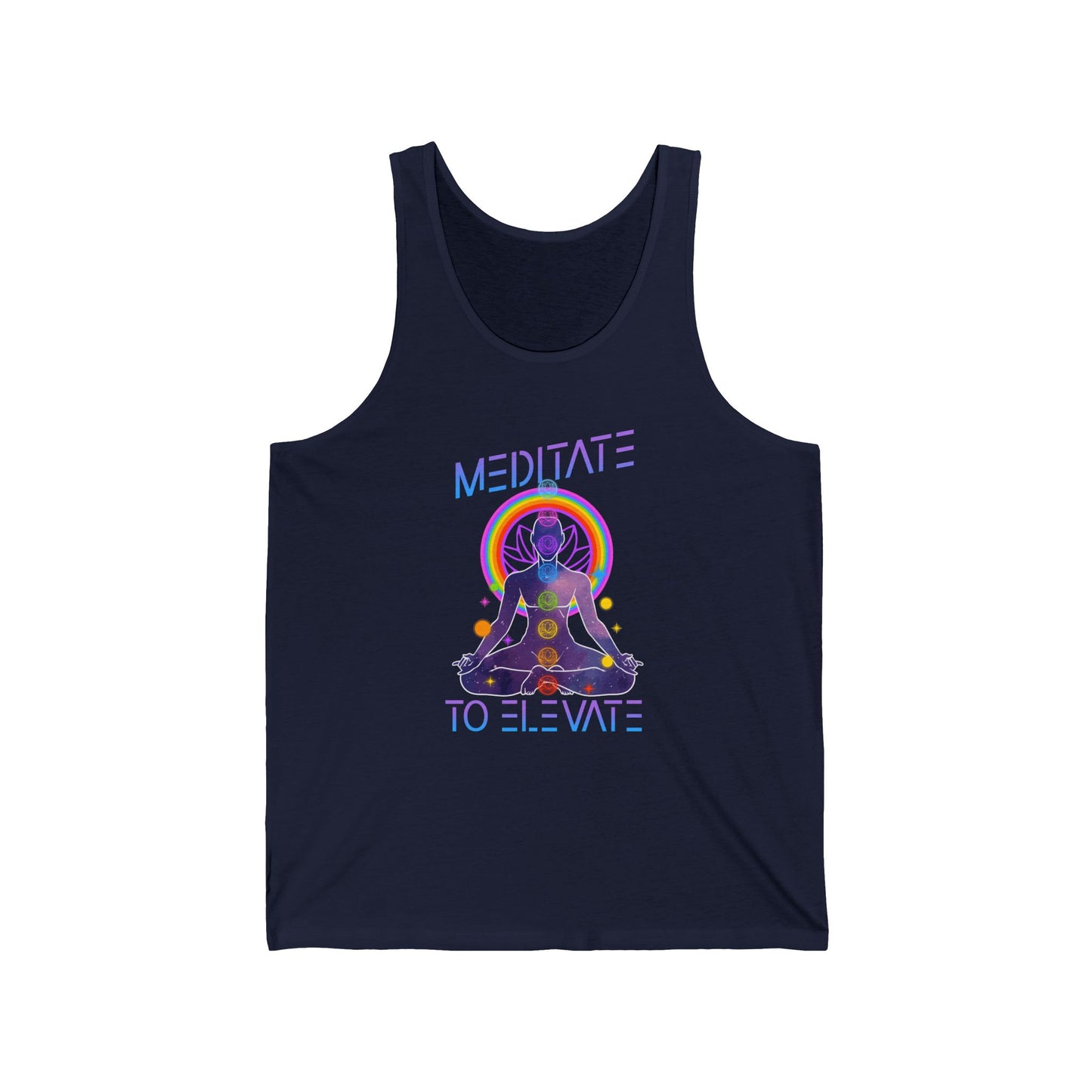 Meditate to Elevate Unisex Jersey Tank