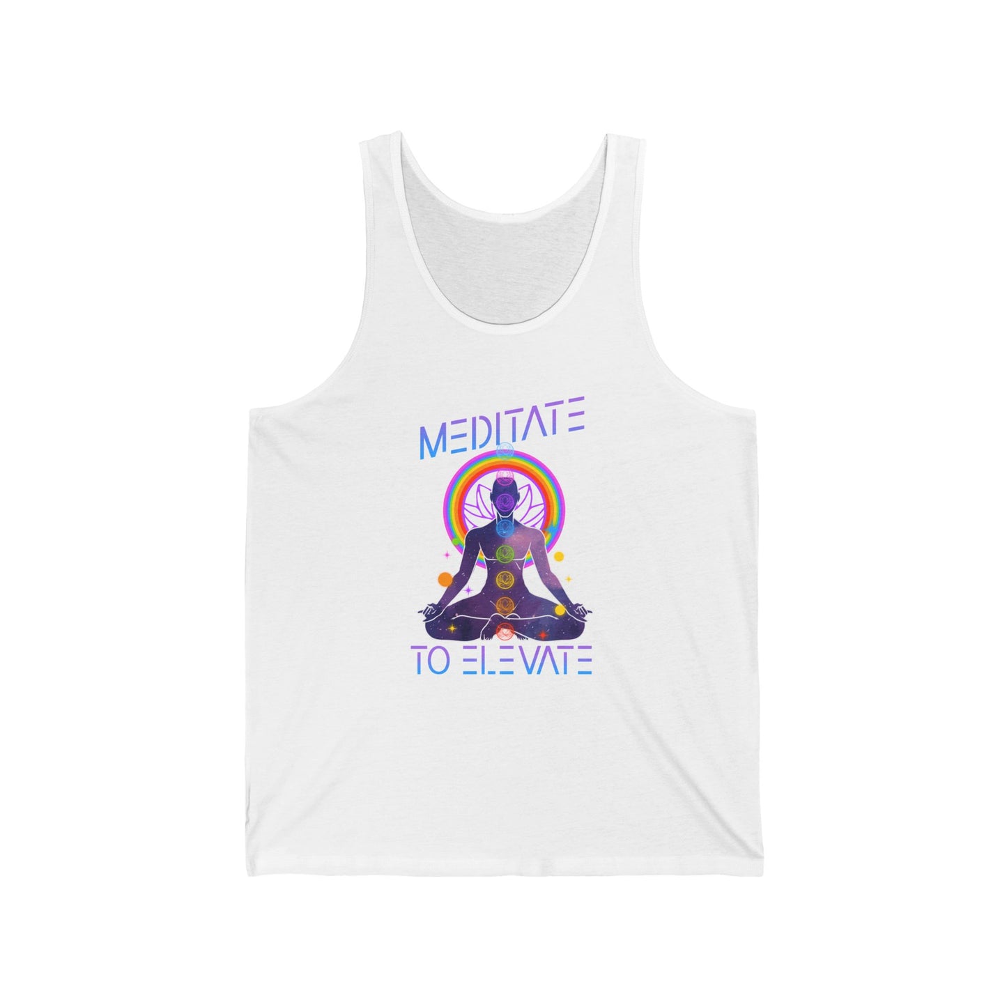 Meditate to Elevate Unisex Jersey Tank