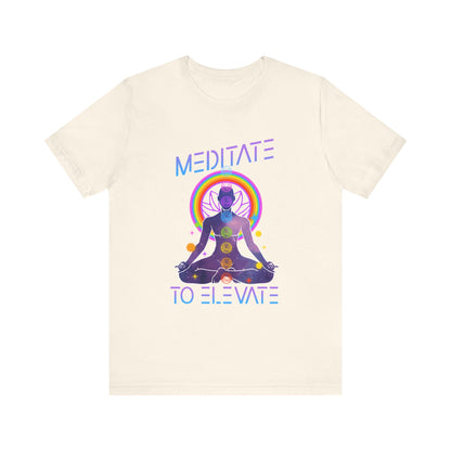 Meditate to Elevate - Short Sleeve Tee