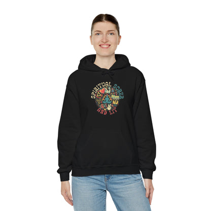 Spiritual Sober and Lit Unisex Heavy Blend™ Hooded Sweatshirt