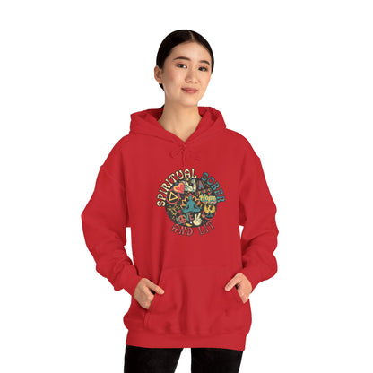 Spiritual Sober and Lit Unisex Heavy Blend™ Hooded Sweatshirt