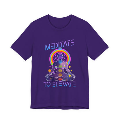 Meditate to Elevate - Short Sleeve Tee