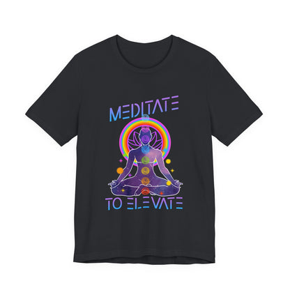 Meditate to Elevate - Short Sleeve Tee