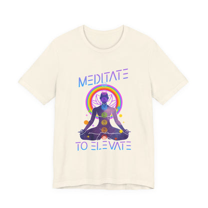 Meditate to Elevate - Short Sleeve Tee