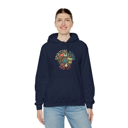 Spiritual Sober and Lit Unisex Heavy Blend™ Hooded Sweatshirt