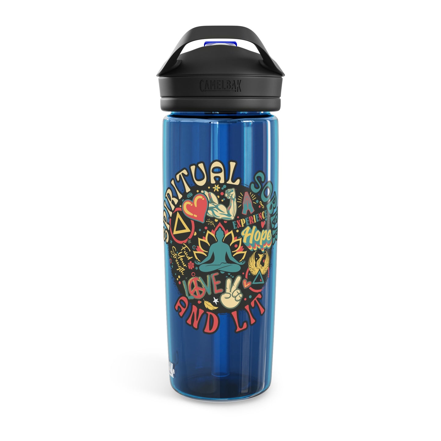 Spiritual Sober and Lit CamelBak Eddy®  Water Bottle, 20oz