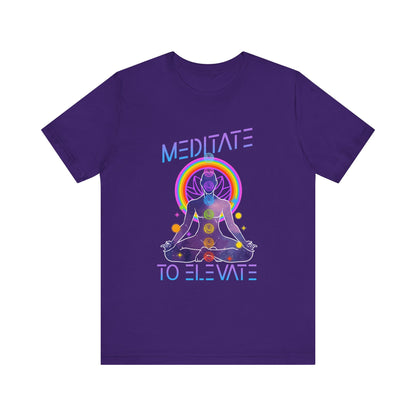 Meditate to Elevate - Short Sleeve Tee